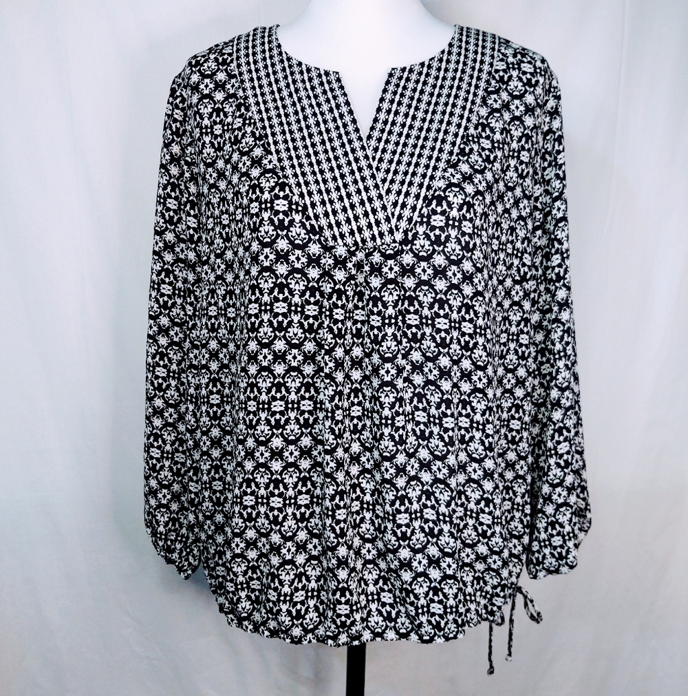 Laundry By Shelli Segal Blouse Sz XL